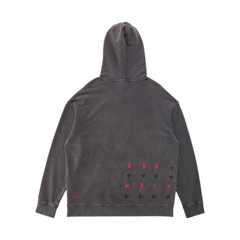 999 WRLD BIGGIE HOODIE FADED - Image 2