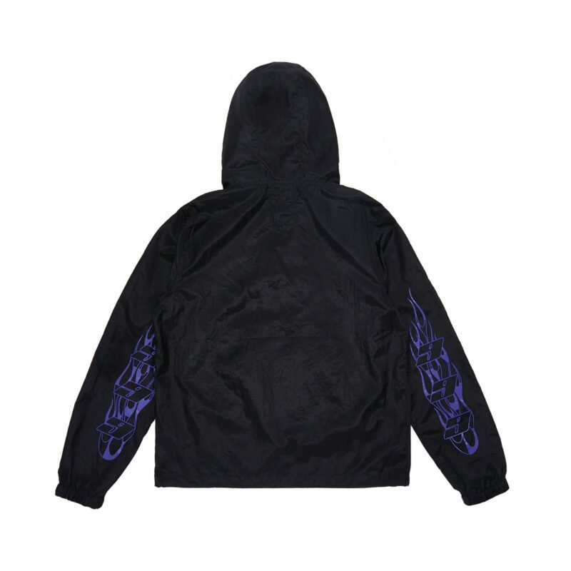 LAVENDER FLAMES WINDBREAKER